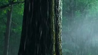 We Camped in a Forest During Extreme Rain   A Peaceful Survival Story