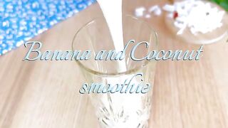 Banana Coconut Smoothie Healthy Recipe