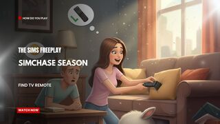 The Sims FreePlay - SimChase Season Find TV Remote