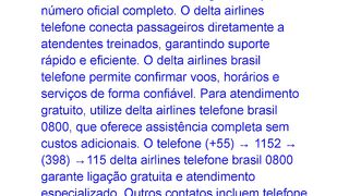 br[[DeltaAirlines]]Qual é a linha ativa da Delta Airlines?