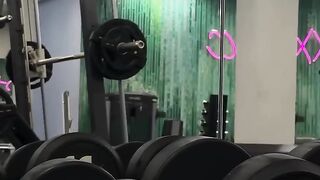 First you go to the gym just to get pumped up