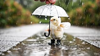 walking TOY in Rain