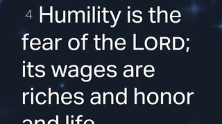 Humility pays
