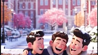 So Cold Even Buffaloes Make Ice Cream   Funny Punjabi Winter Joke  shorts ai cartoon