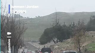 Water levels rise sharply near Amman Airport Road