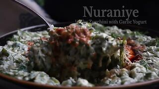 Turkish Zucchini Mezze with Garlic Yogurt - Easy and Healthy