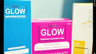 Skin Glow Cream Skin Glow Face Wash Blossom Sunblock Discount deal offer on Three Items