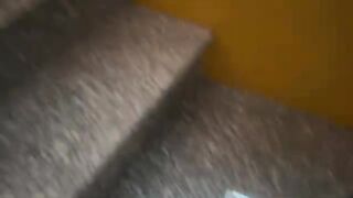 Two kittens fell asleep in their fathers arms after drinking formula milk.