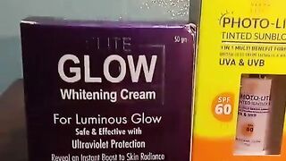 Elite glow whitening cream photo - light sunblock