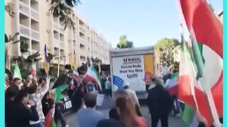 Truck plows into Los Angeles rally supporting Iran protests