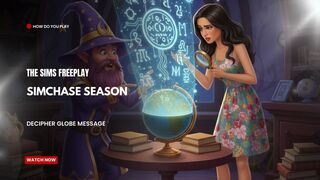 The Sims FreePlay - SimChase Season Decipher globe message