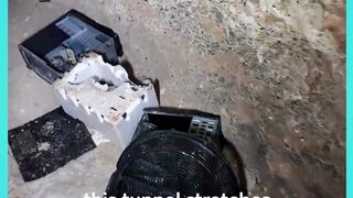Tunnels uncovered after YPG terrorists withdraw from Syrias Aleppo