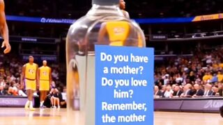 The background LeBron James  Los Angeles Lakers