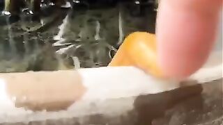 Fishing eel.  keep eels in plant pots