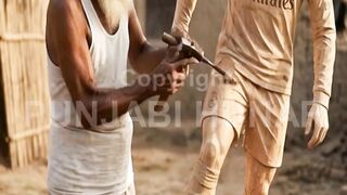 Crafting Cristiano Ronaldo Wood Model  Football Art