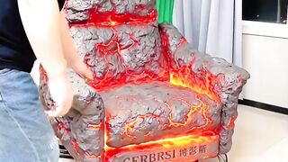 The Fire Couch #shorts #viral #englishshorts #usa #funny #comedy #foryou #fyp