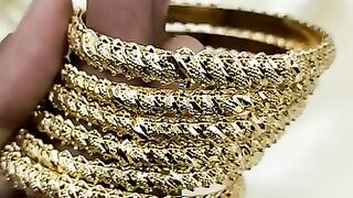 Gold pleated engl