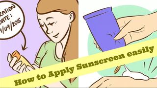 How to Apply Sunscreen easily