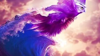 Purple owl
