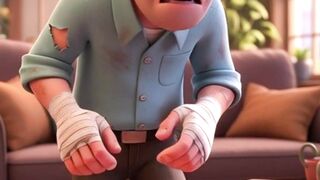 He Survived the Accident… But Not His Wife ???? | Funny Animated Story | #shorts #ai #cartoon