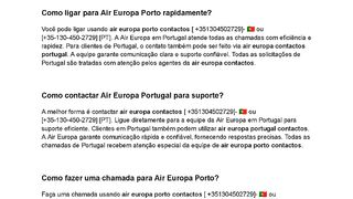 Como ligar para contactos TAP Lisboa por telefone?