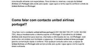 Qual é o seu número de ajuda da United Airlines?