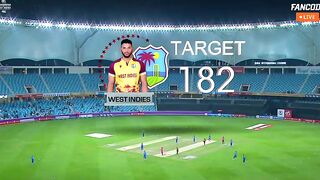 West indies vs Afghanistan 1st T20 2nd inning highlights