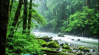 Heavy Rain in Forest ????️ Camping Ambience | Relaxing Rain Sounds for Sleep & Stress Relief