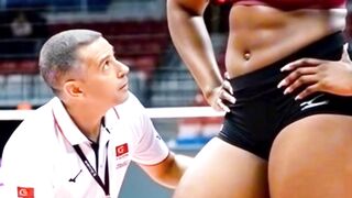 World's Tallest Female Volleyball Players in Usa #shortsfeed #shorts #volleyball #girl