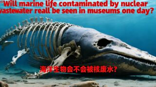 Will marine life contaminated by nuclear wastewater really only be seen in museums one day?海洋生物消亡后标本