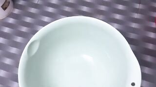 Bathing a cute kitten that can't sing