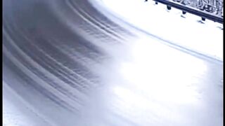 Snowy Mountain Curve Chaos #CCTVFootage #cctv