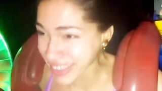 Bra Pad Flew Away in Roller Coaster