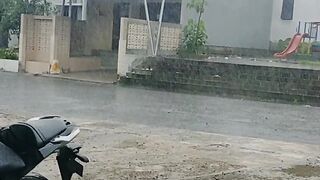 Raining
