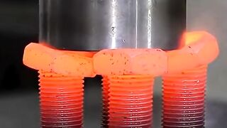 Hydrolic Press Red Steel