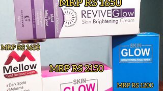 Skin Glow  Cream Skin Glow Face Wash mellow spot remover revive glow