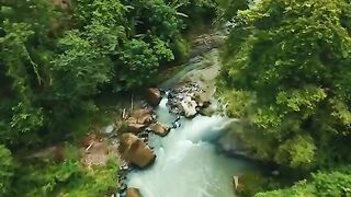 cinematic drone FPV video