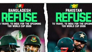 BANGLADESH REFUSE TO PLAY IN INDIA #t20worldcup #bangladeshcricket #viralshorts