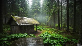 Rain on Tin Roof ????️ Pure Rain ASMR for Sleep & Focus (8 Hours)
