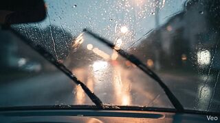 Heavy Rain in Car ???? Windshield Wipers & Rain Sounds for Deep Relaxation