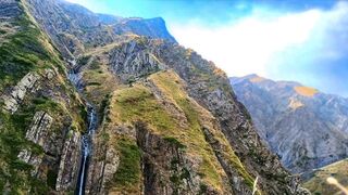 Gdymsky waterfall