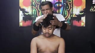 ASMR Old School Body Cracks by Asim Barber | Head Massage for Sleep | Neck, Spine & Hair Cracking