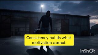 Consistency builds what motivation cannot.