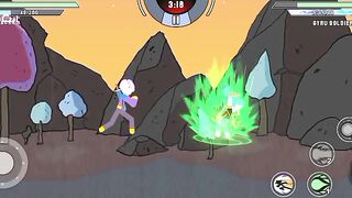 Dragon ball Stickman gameplay