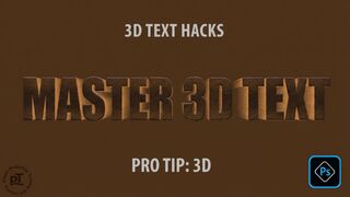 How to Create AMAZING 3D Text in Photoshop Without a 3D Effect