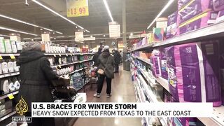 US braces for winter storm_ Heavy snow expected from Texas to the east coast.
