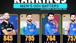 MENs ODI BATTER RANKING 2026 || #livematchtoday #viraalshort #ranking