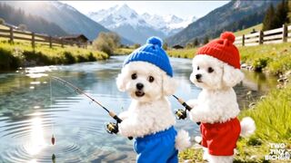 ???? Two Tiny Bichon Make Homemade Cheese for the First Time!