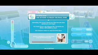The Sims FreePlay - Influence Island: Use Actions To Reach Rival Zone