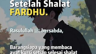 After sholat fardhu